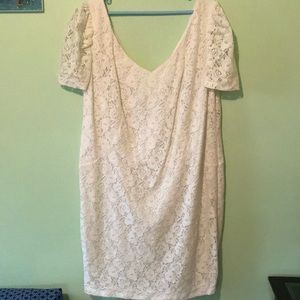 Torrid Vintage Inspired Ivory Wiggle Dress